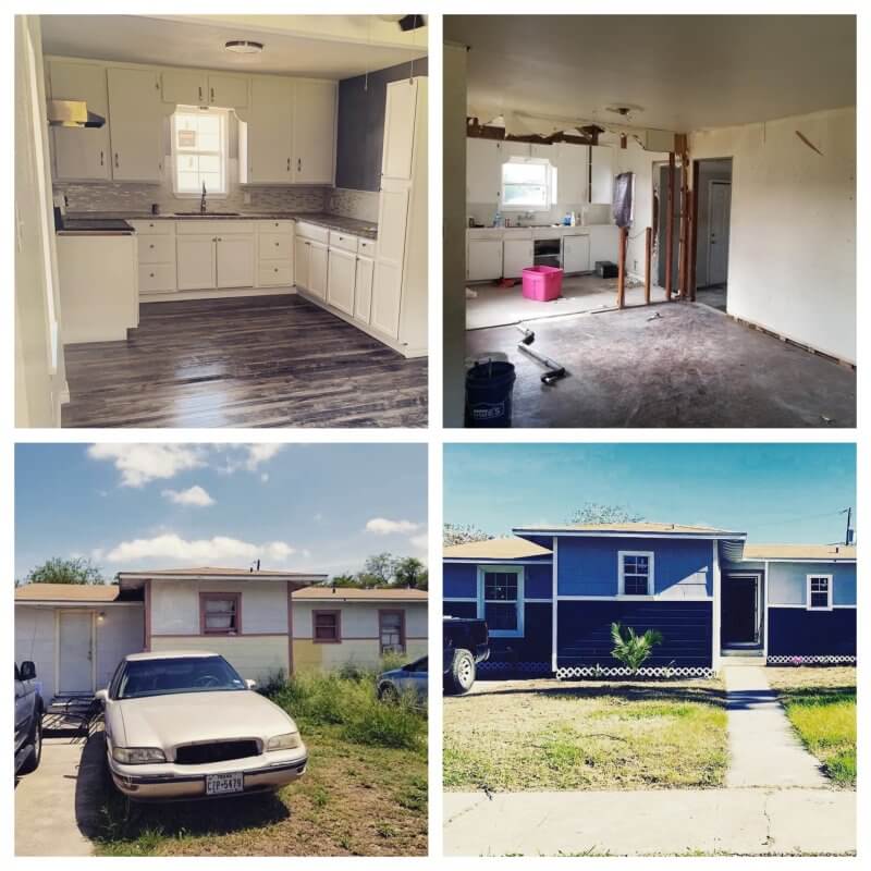 flip home before and after