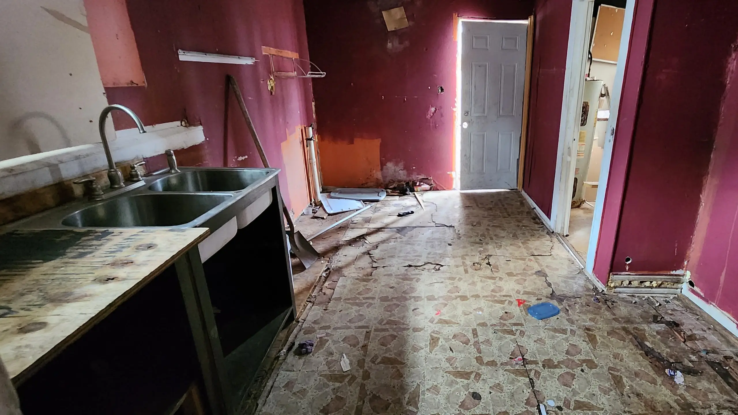 Bay View - before kitchen remodel in major renovation flip home